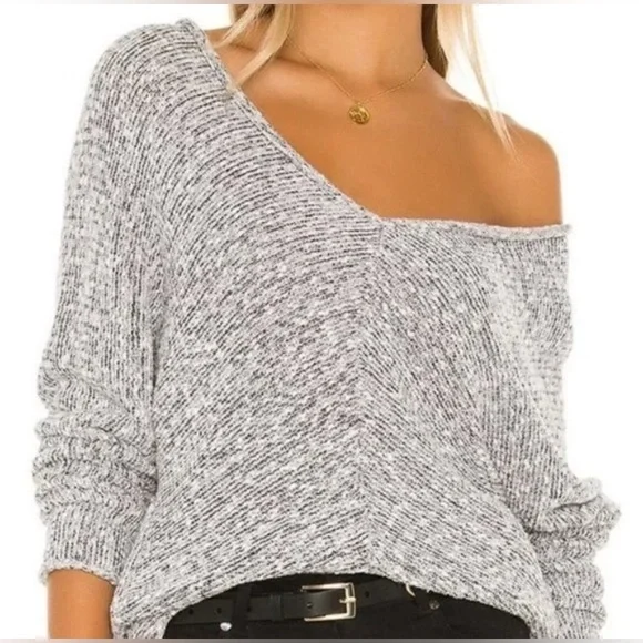 FREE PEOPLE BRIGHT LIGHTS OVERSIZED TUNIC SWEATER - Picture 2 of 11